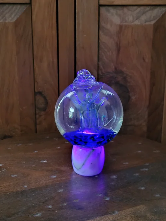 Handblown Glass Tree Of Life Orb - Picture 4 of 16